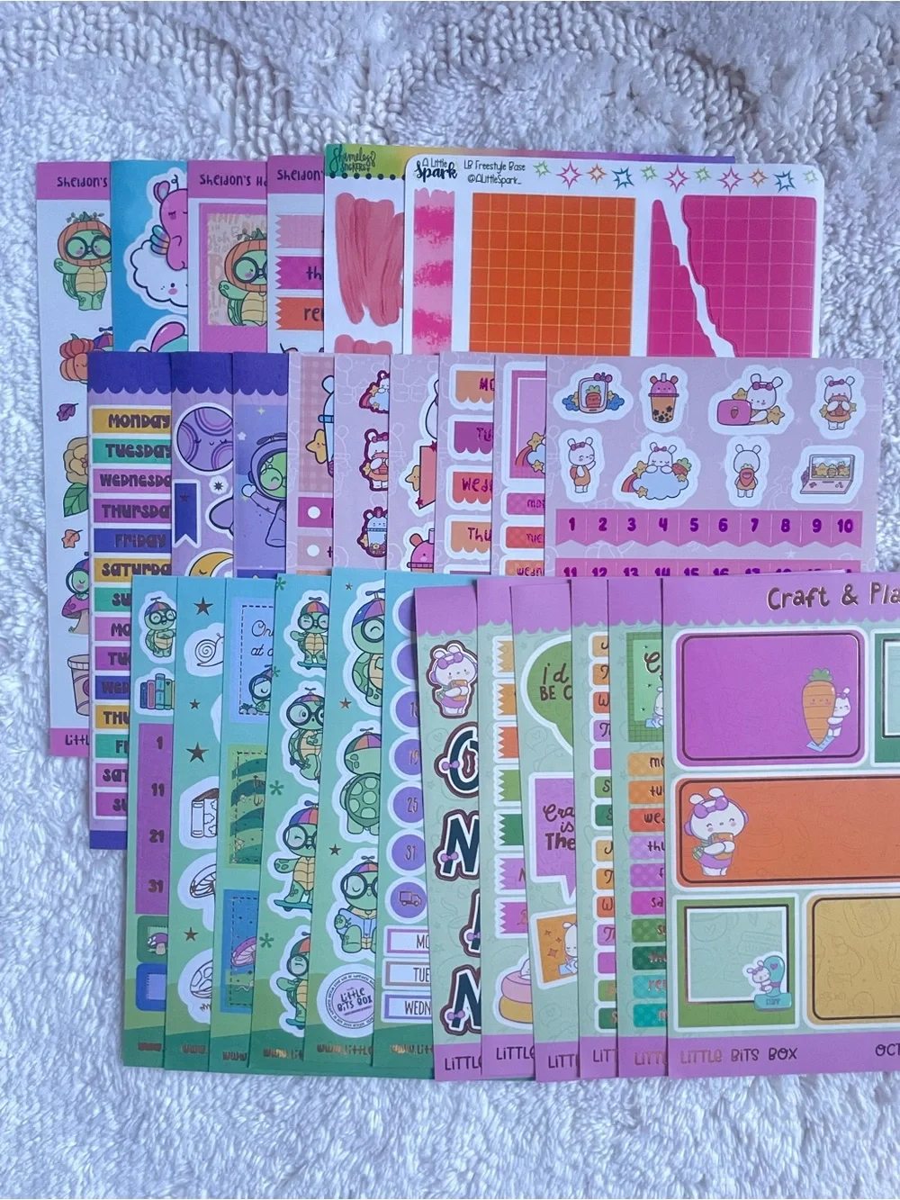 FAST SALE Huge Aesthetic Stationery & Planner Sticker Lot